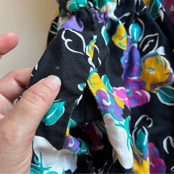 Vintage Algro-Ettes Floral Halter Fit and Flare Dress Midi Womens Size 9 Canada - Picture 11 of 16